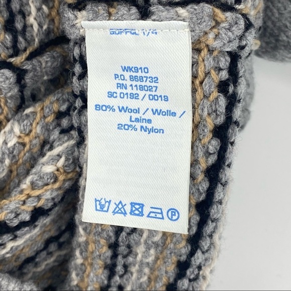 Boden Sz 4 Stripy Stitch Jumper (WK910) Grey Sweater - Picture 5 of 8